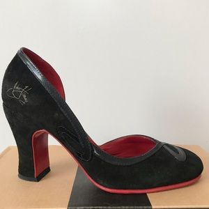 John Fluevog Miracles Cana Pumps- Black, Size 6.5